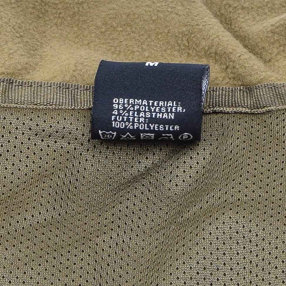 MIL-TEC soft shell waterproof tactical jacket in light brown color