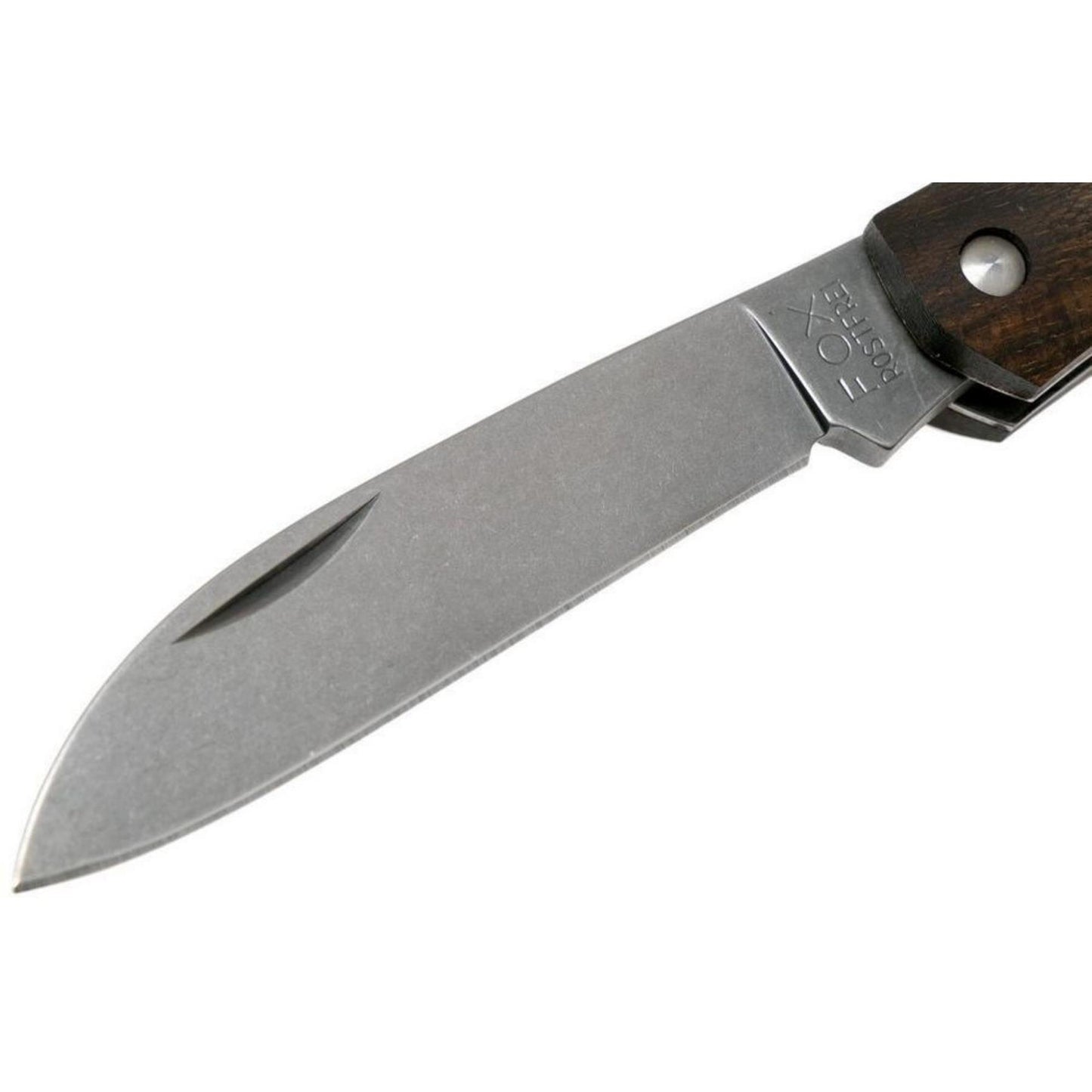 Fox Knives Sailing kišeninis peilis Italijos kariuomenės stiliaus nerūdijantis plienas rudas su ziricote medžio rankena.