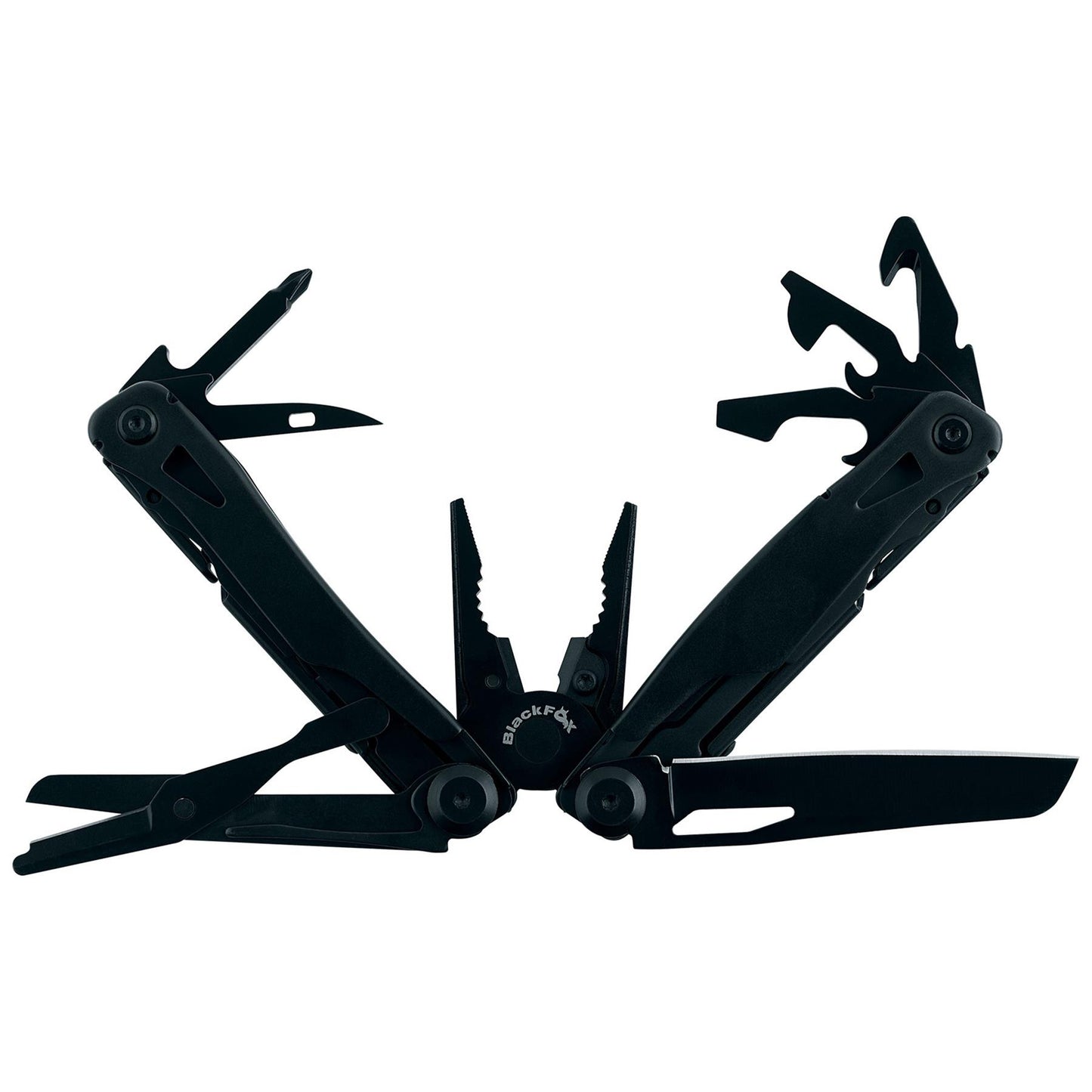 Fox Knives RESILIENCE BF-204 daugiafunkcinis kišeninis peilis iš nerūdijančio plieno su daug įrankių ir dėklu.