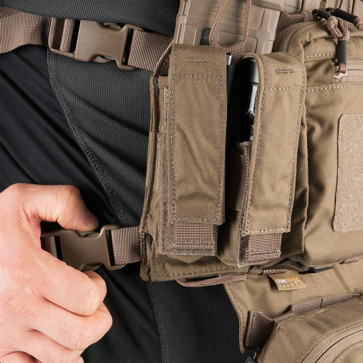 Helikon-Tex Chest Rig treniruočių taktinė liemenė Multicam patvari ir reguliuojama MOLLE sistema