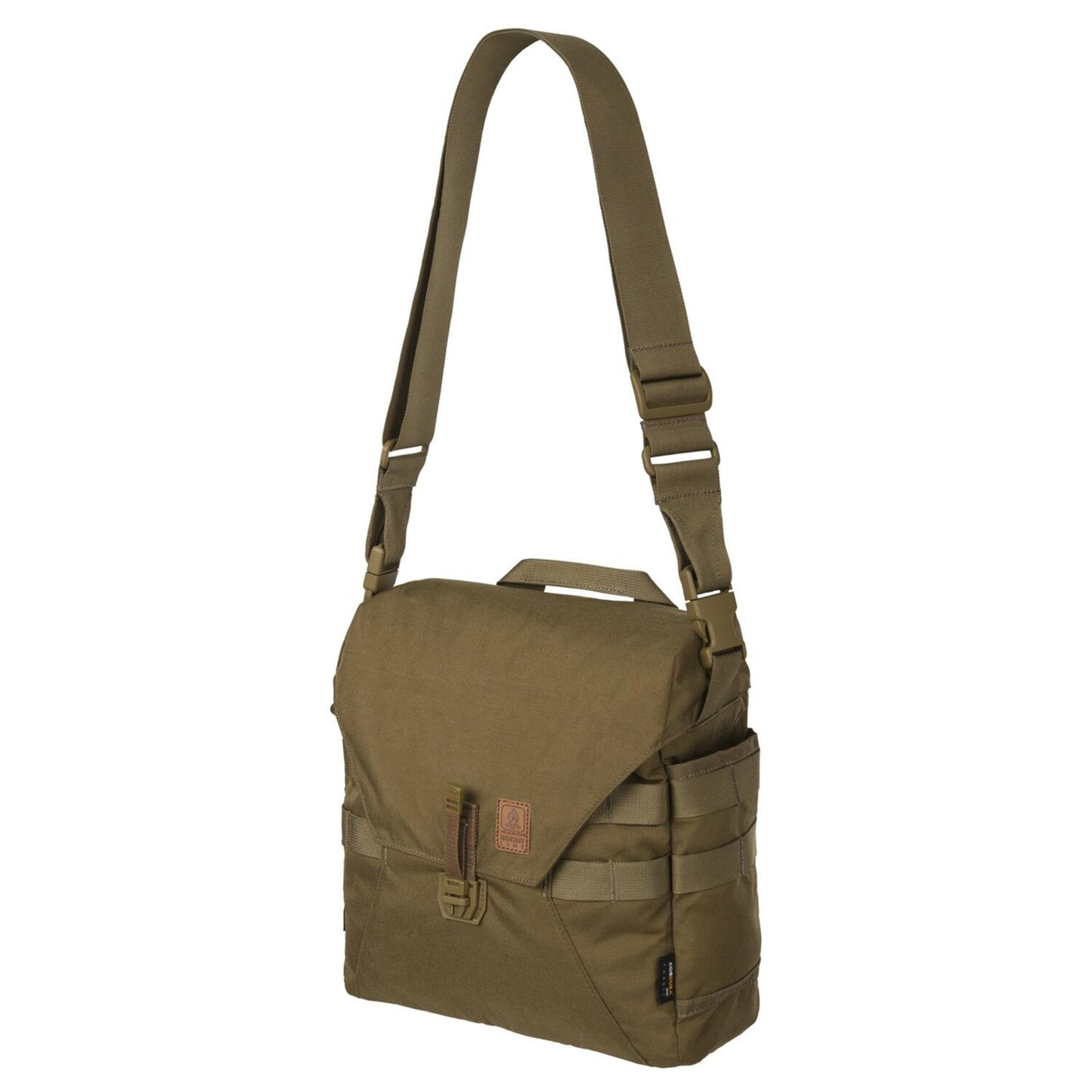 Helikon-Tex Bushcraft Cordura medžiagos 8l krepšys per petį, pagamintas iš tvirto 500D Cordura nailono.