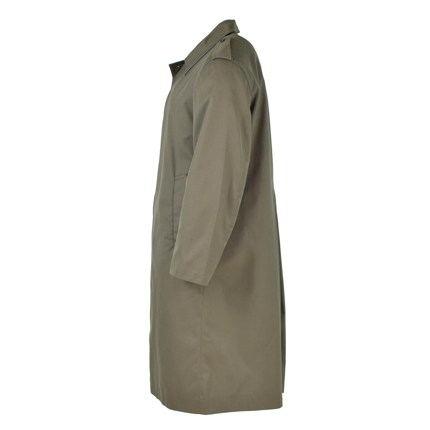 French army long raincoat waterproof Olive