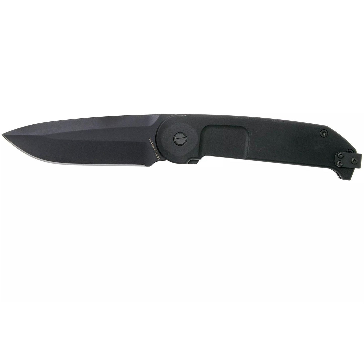 ExtremaRatio BF2 R CD Itališkas taktinis sulankstomas peilis N690 plienas su juoda ergonomine rankena ir spaustuku.