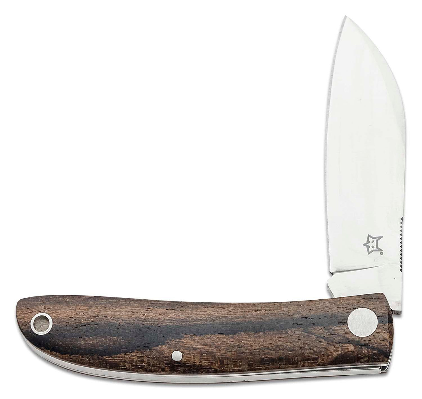 Fox Knives LIVRI sulankstomas kišeninis peilis M390 plienas, medinė ziricote rankena, italų gamyba.