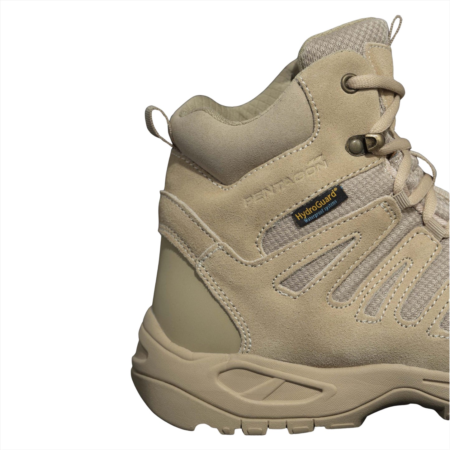 Pentagon Achilles XTR 6 taktinis batai vandeniui atsparūs Desert Tan