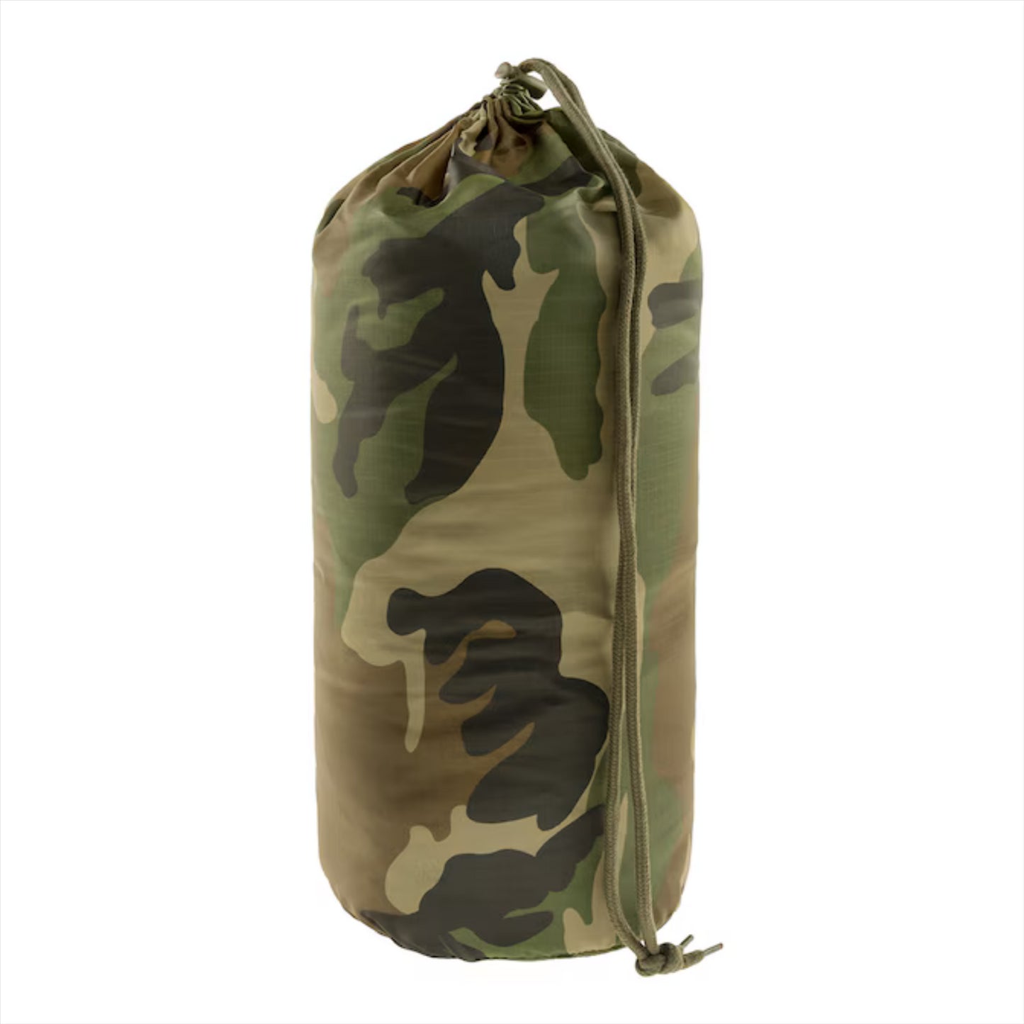 MIL-TEC pončo pamušalas multifunkcinis RipStop medžiagos camo spalvos transportavimo maišelyje.