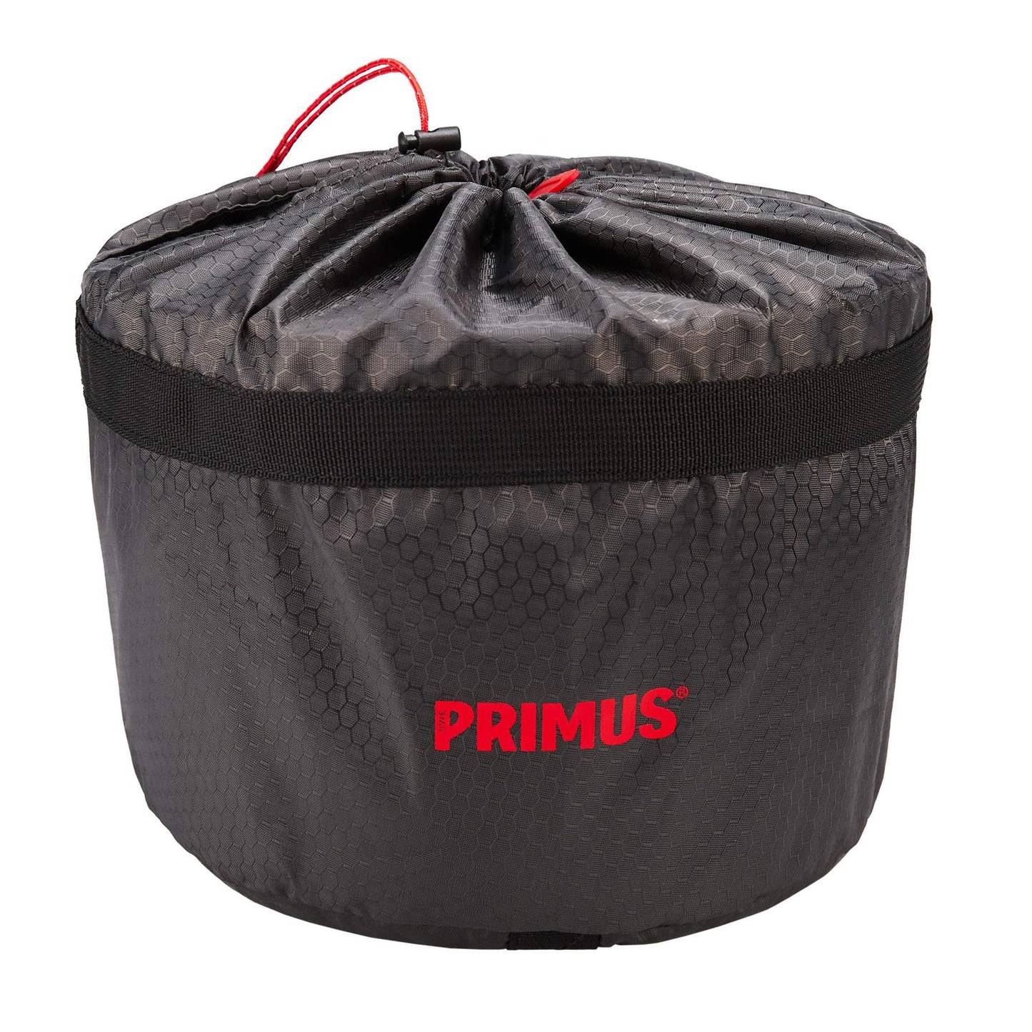 Primus PrimeTech puodų rinkinys nelimpančiu paviršiumi 2.3 litro talpa kompaktiškame nešiojimo dėkle.