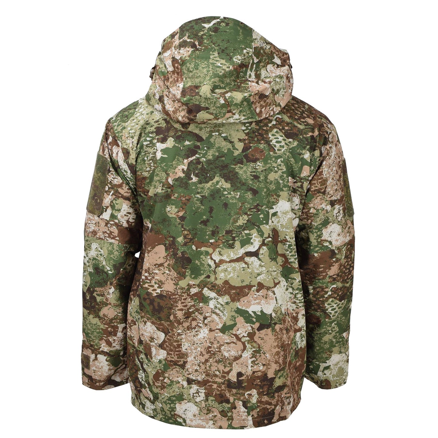 MIL-TEC fleece-lined waterproof jacket in WASP print