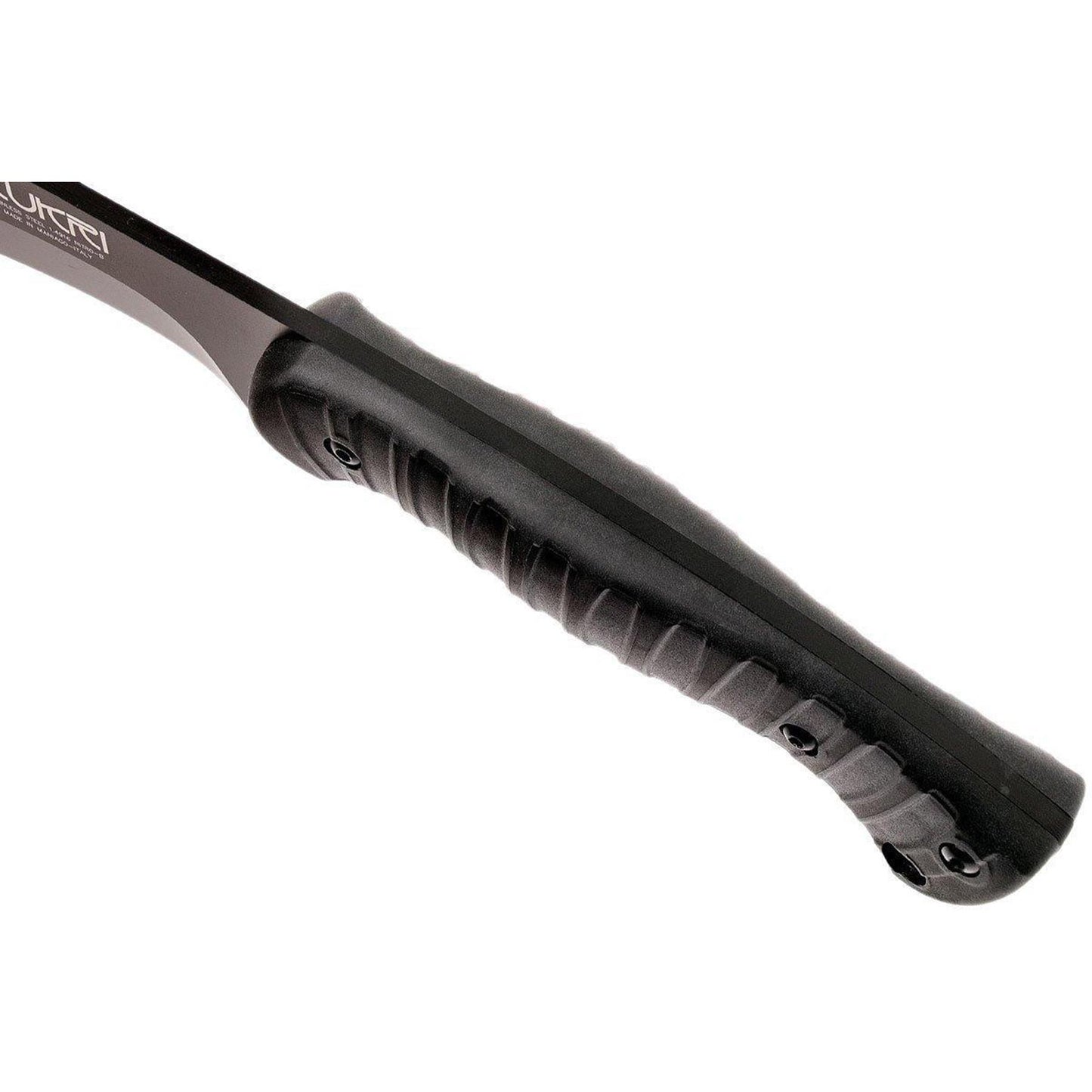 Fox Knives KUKRI mačetė pagaminta iš 4119 Nitro-B nerūdijančio plieno, patogi rankena ir tvirtas dizainas.
