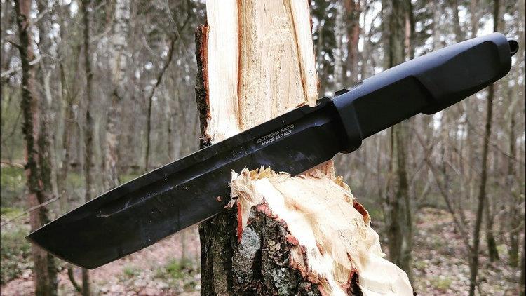 Extremaratio GIANT MAMBA tanto-shaped knife universal tactical N690 blade black