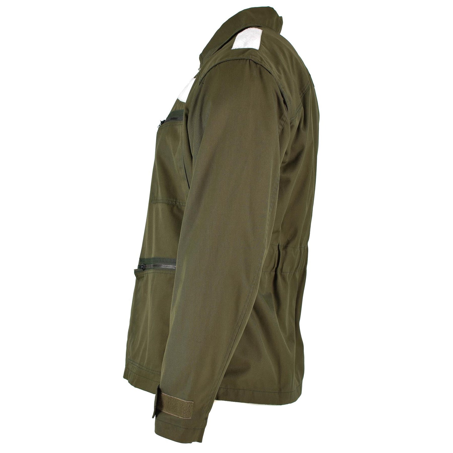 Italian army windproof jacket in olive color