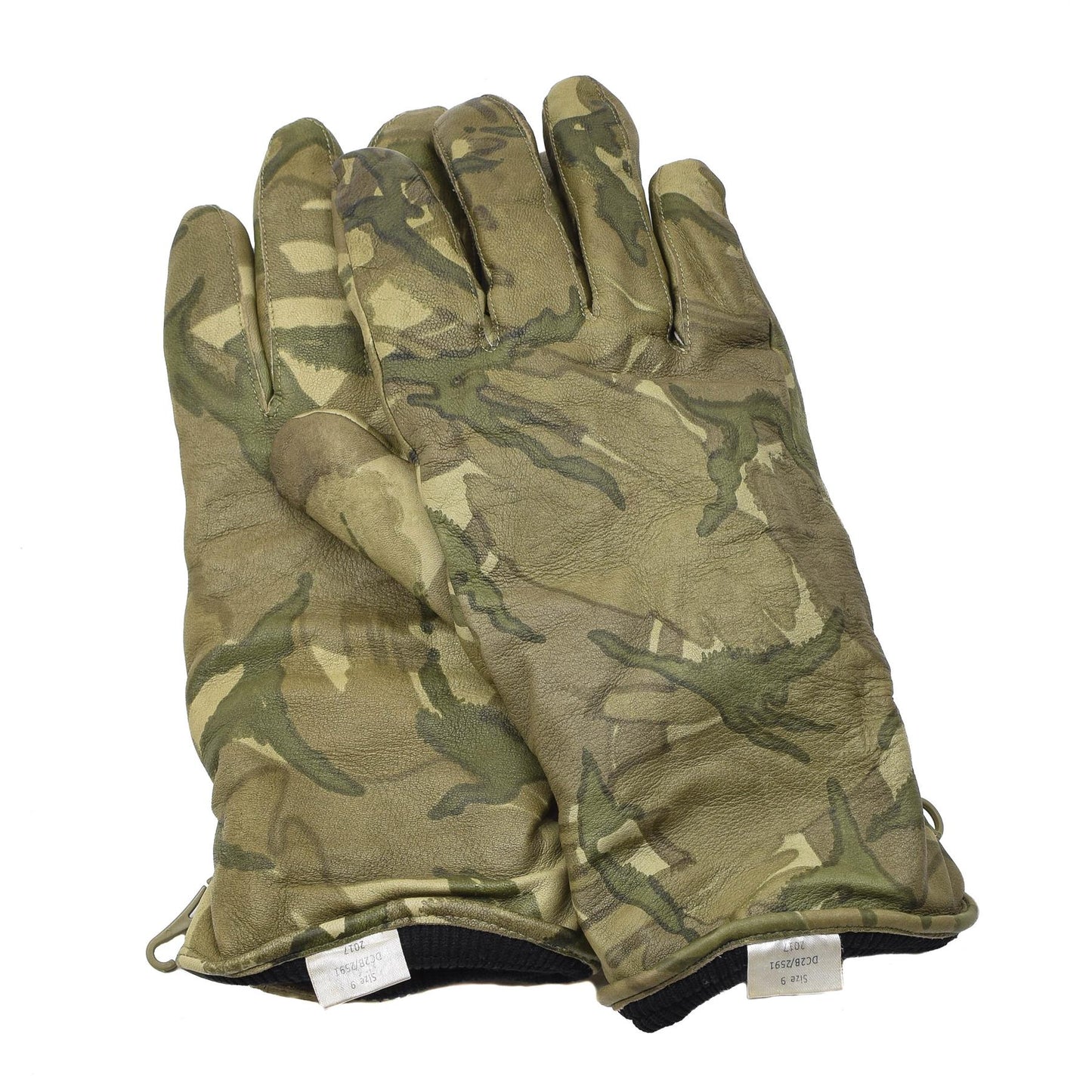 British Army Combat Tactical Gloves Leather MTP Printing