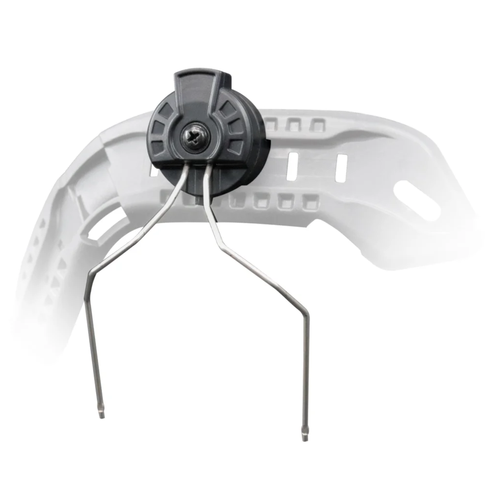EARMOR M11 ARC šalmo bėgelio adapteris M31 M32 M31H M32H juodas