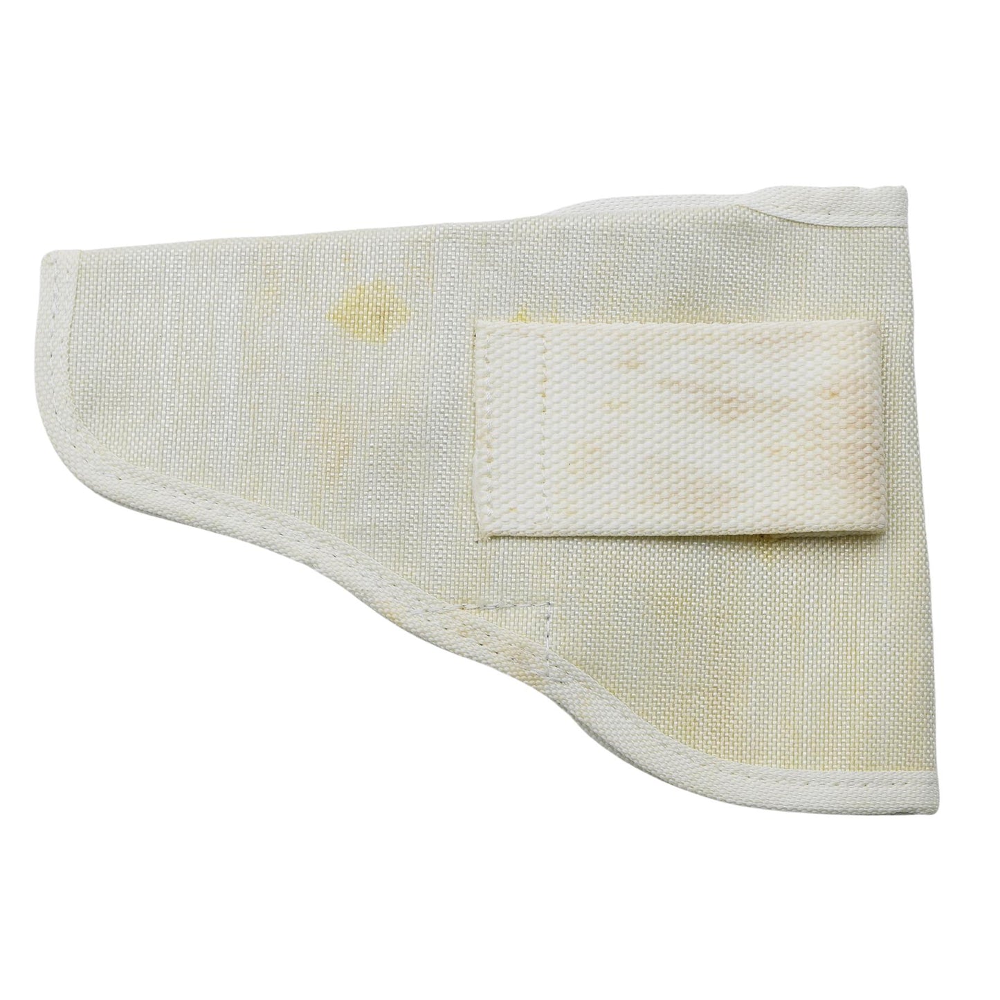 Italijos kariuomenės pistoleto dėklas baltos spalvos, pagamintas iš patvarios drobės dešiniarankiams.