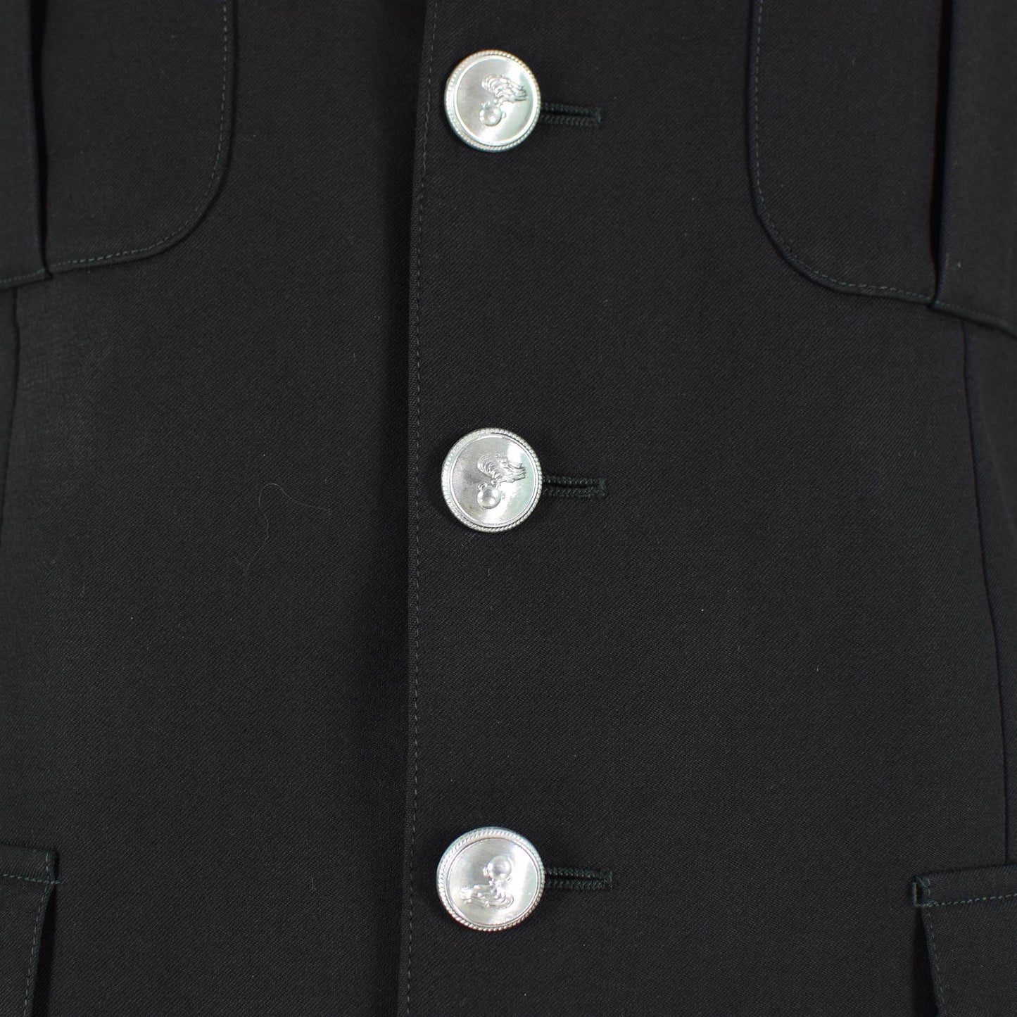 Black Italian Police Force parade jacket