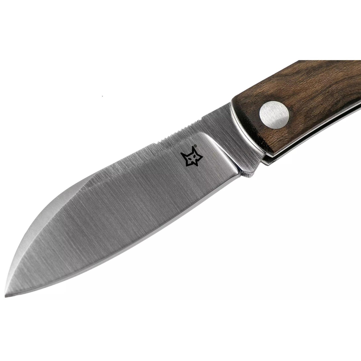 Fox Knives LIVRI sulankstomas kišeninis peilis M390 plienas su elegantiška ziricote medienos rankena