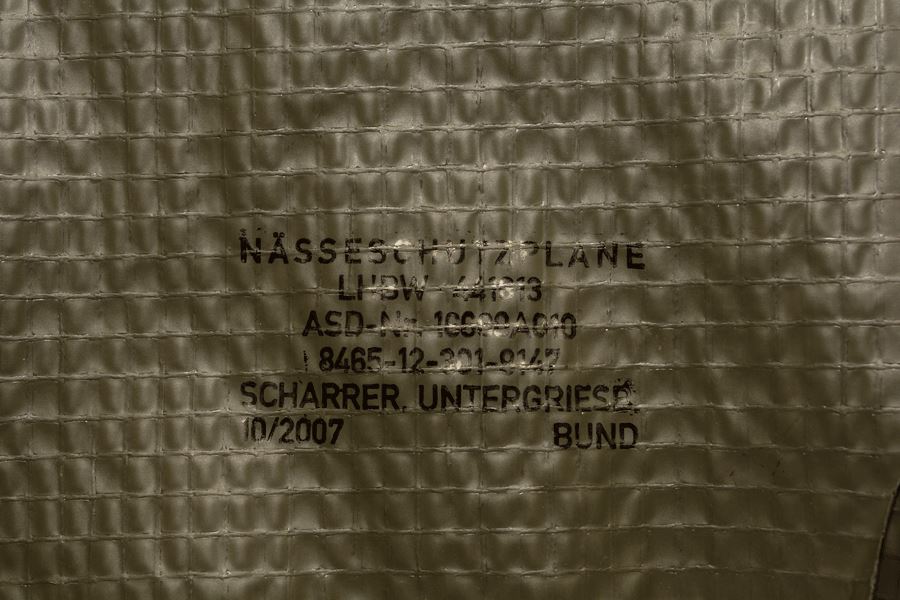 German army waterproof base 220x100cm Olive