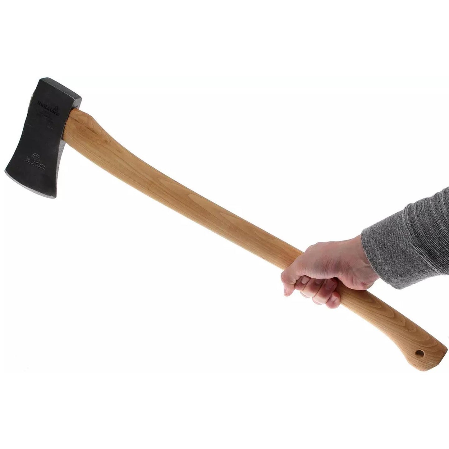 HULTAFORS FELLING AXE HY 10-1,2 SV anglies plieno kirvis su medine rankena, skirtas medžių kirtimui ir skaldymui.