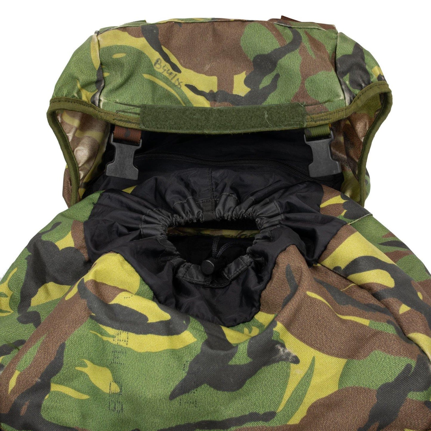 Olandijos kariuomenės kovinė 60l kuprinė žygiams Woodland marginimo originalus DPM kamufliažas.