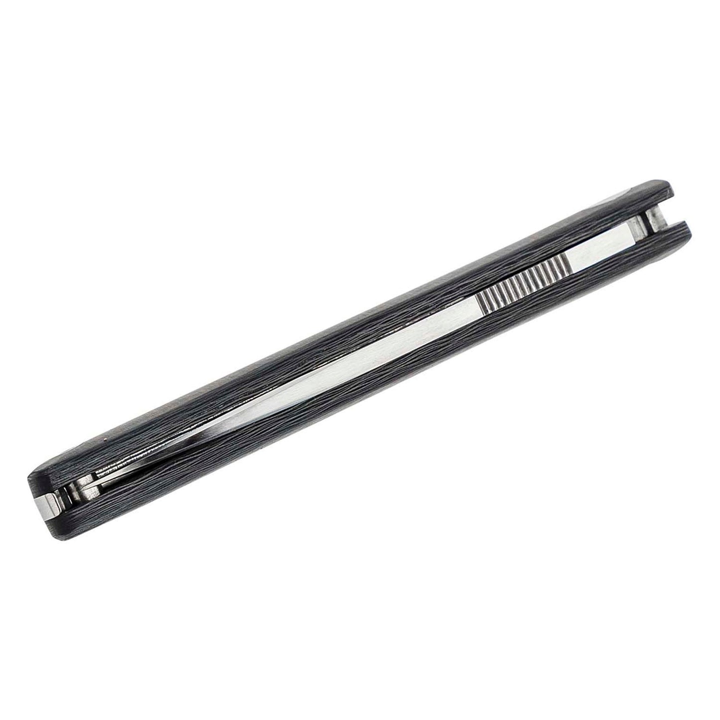 Fox Knives LIVRI sulankstomas kišeninis peilis iš M390 nerūdijančio plieno su anglies pluošto rankena ir tvirtomis detalėmis.