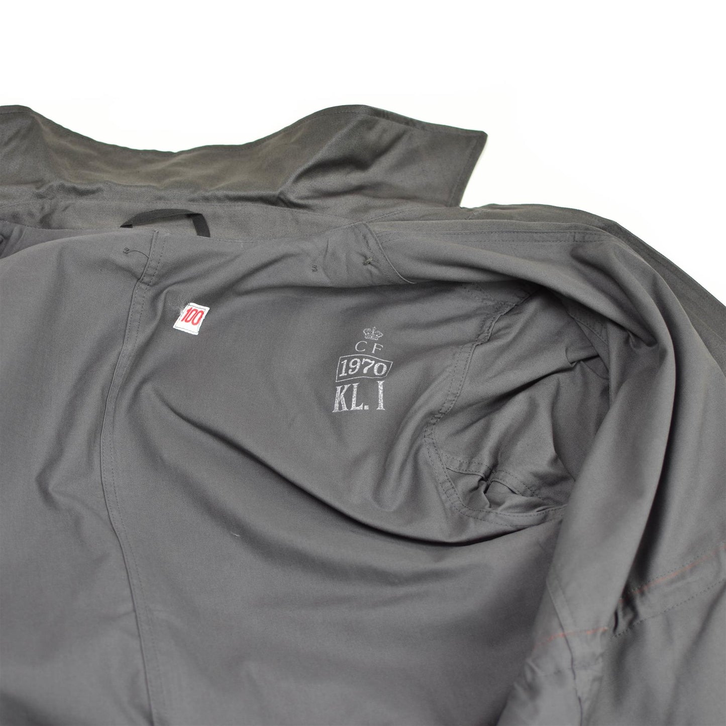 Danish army civil protection M71 raincoat Gray