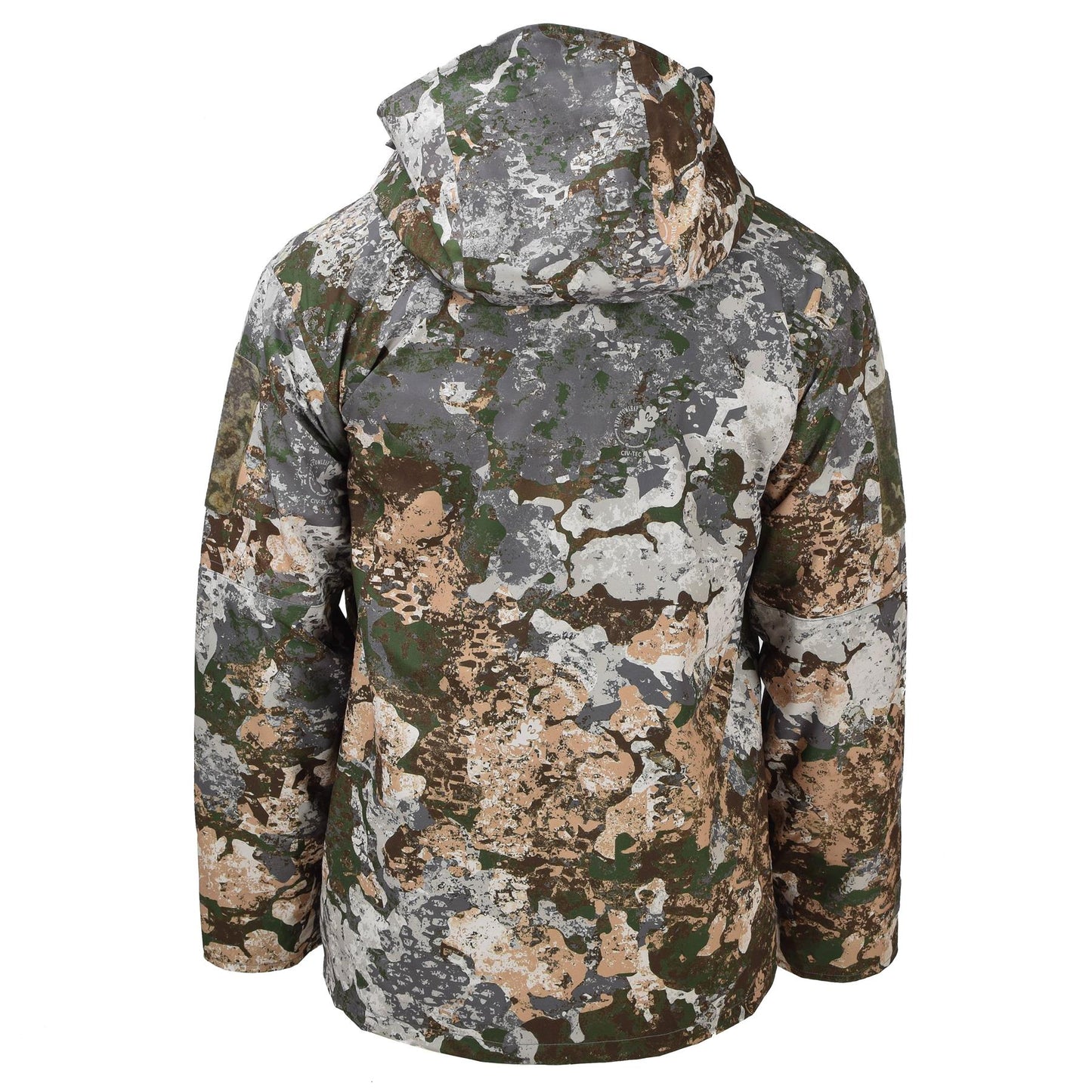 MIL-TEC fleece-lined waterproof jacket in WASP print