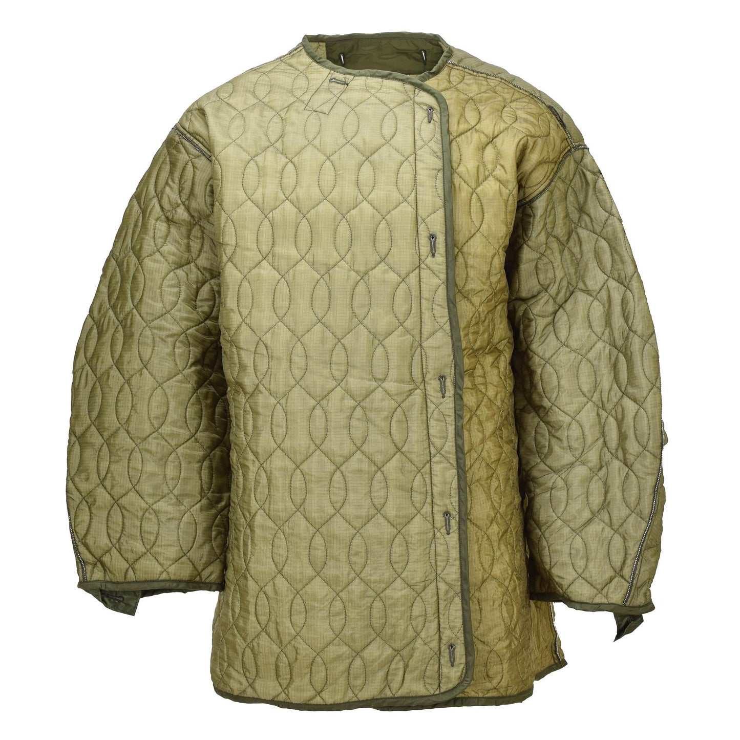 Jungtinių Valstijų kariuomenės M65 parkos pamušalas alyvuogių