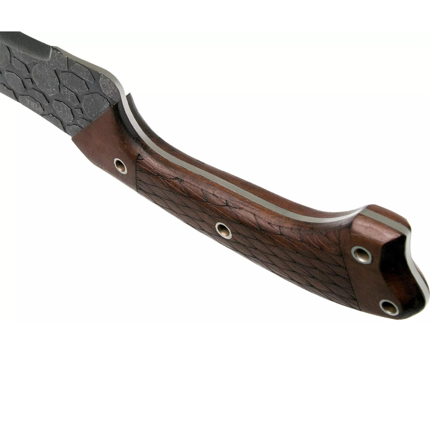 Condor Vipera machetes riesutmedzio rankena su girafo rastu ant gereztes ir metaliniais kniedems