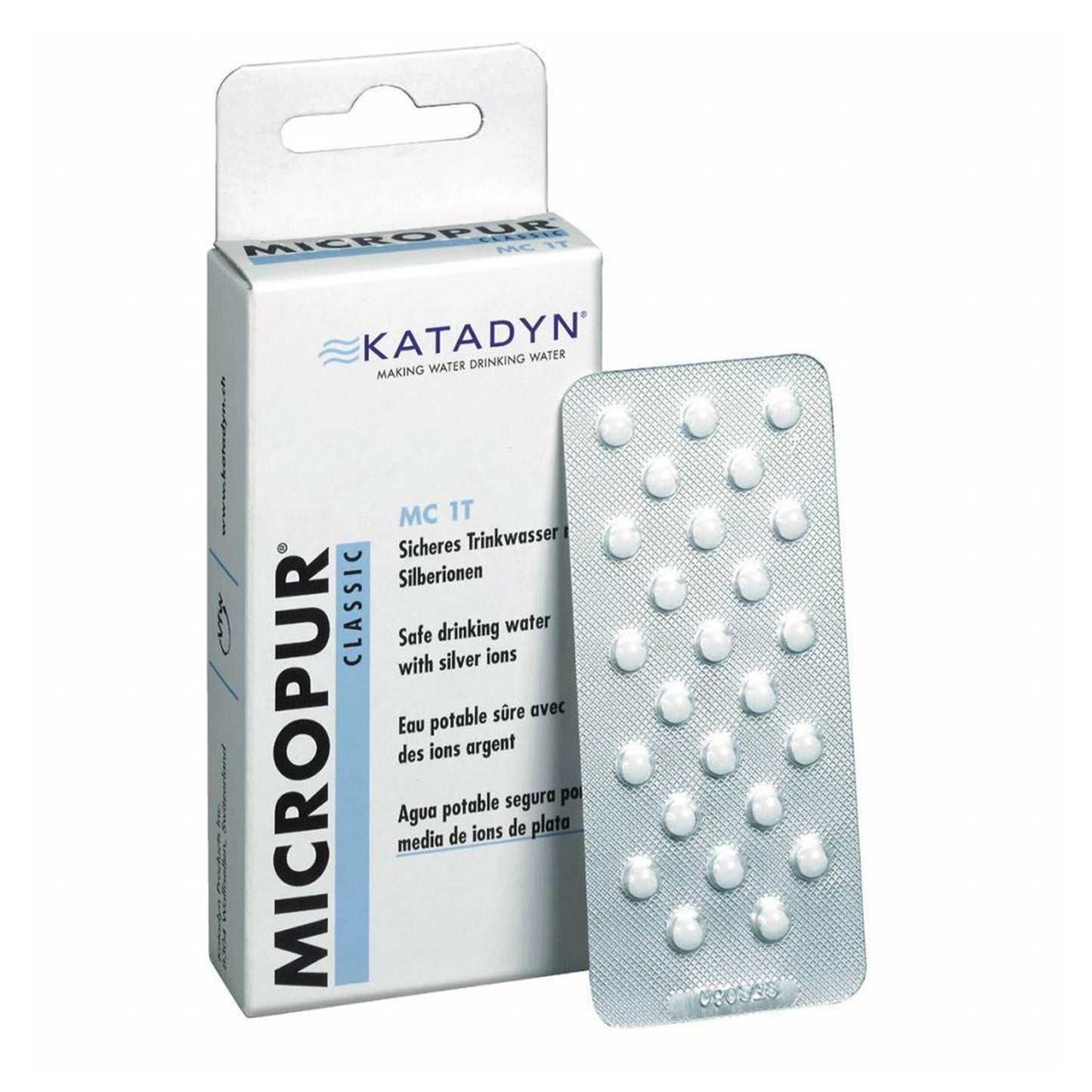 Katadyn Micropur Classic MC 1T – vandens valymo tabletės