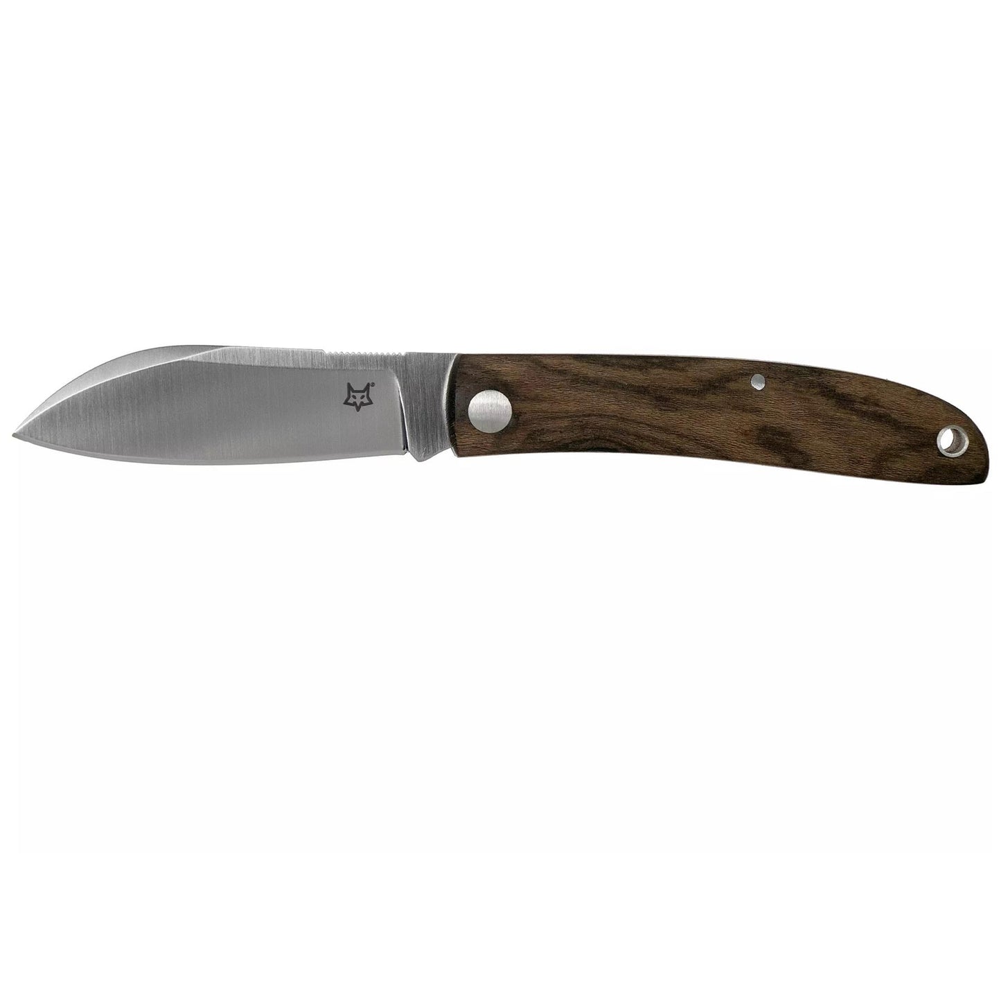 Fox Knives LIVRI sulankstomas kišeninis peilis M390 plienas su medine ziricote rankena ir aštria geležte.
