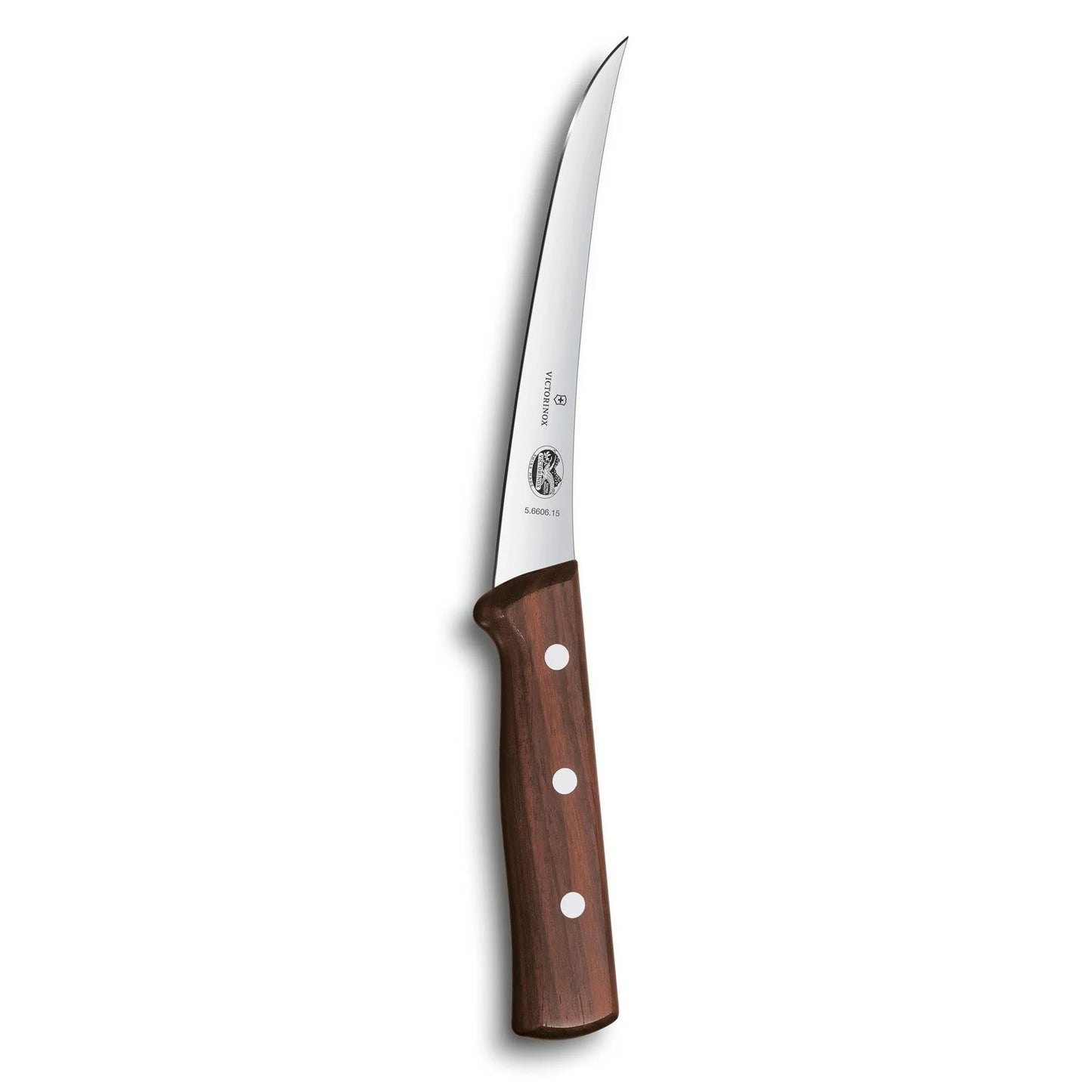 Victorinox WoodCollection fixed boning knife in stainless steel