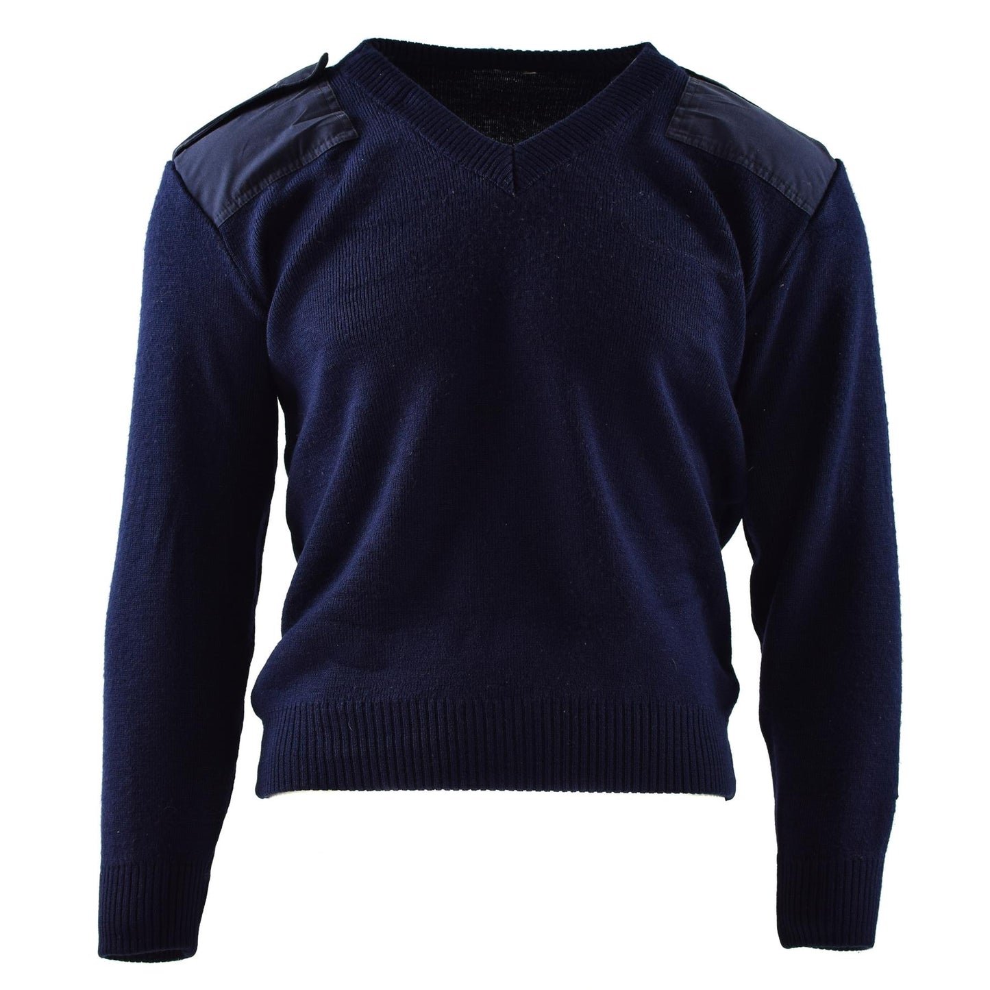 Dutch military officer's sweater with an oval neck, blue