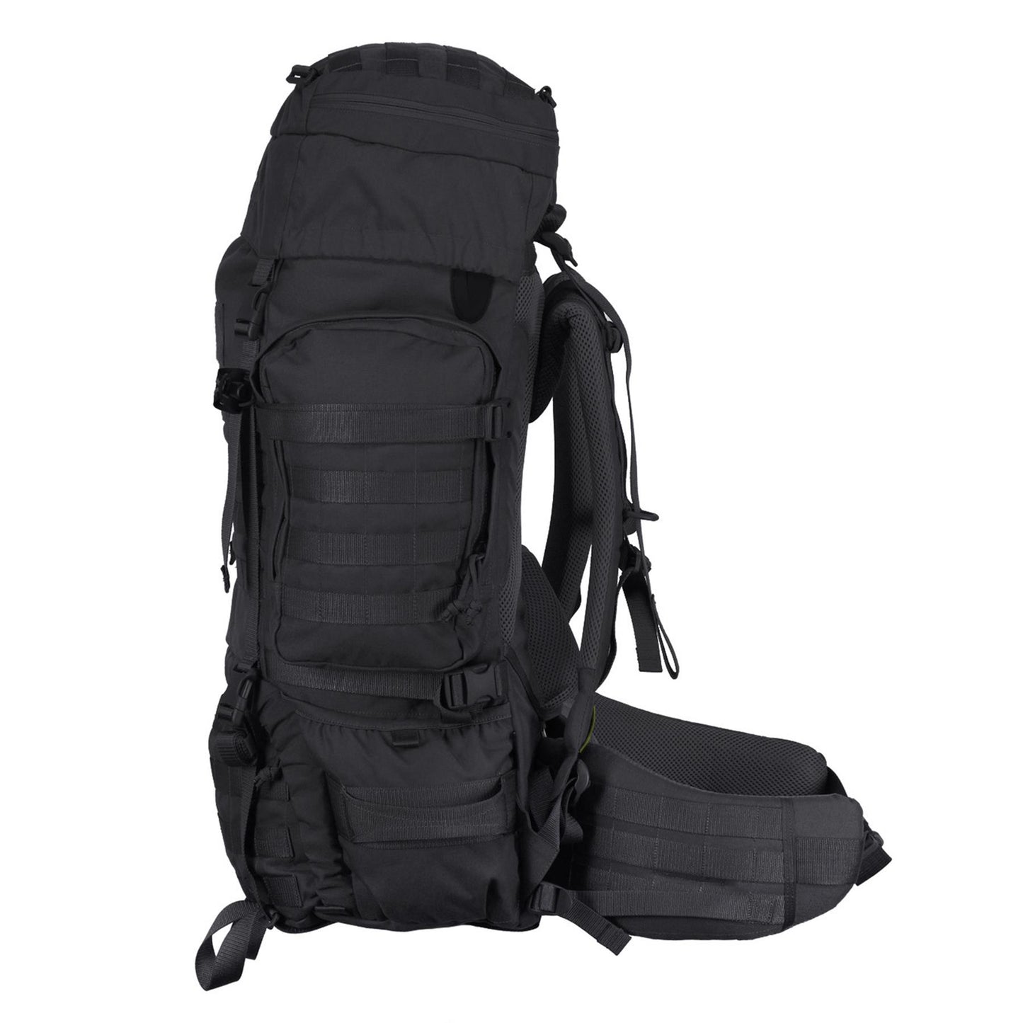Tasmanian Tiger Raid Pack MK III 52L taktinė kuprinė su MOLLE sistema ir V2 Plus nešimo sistema.