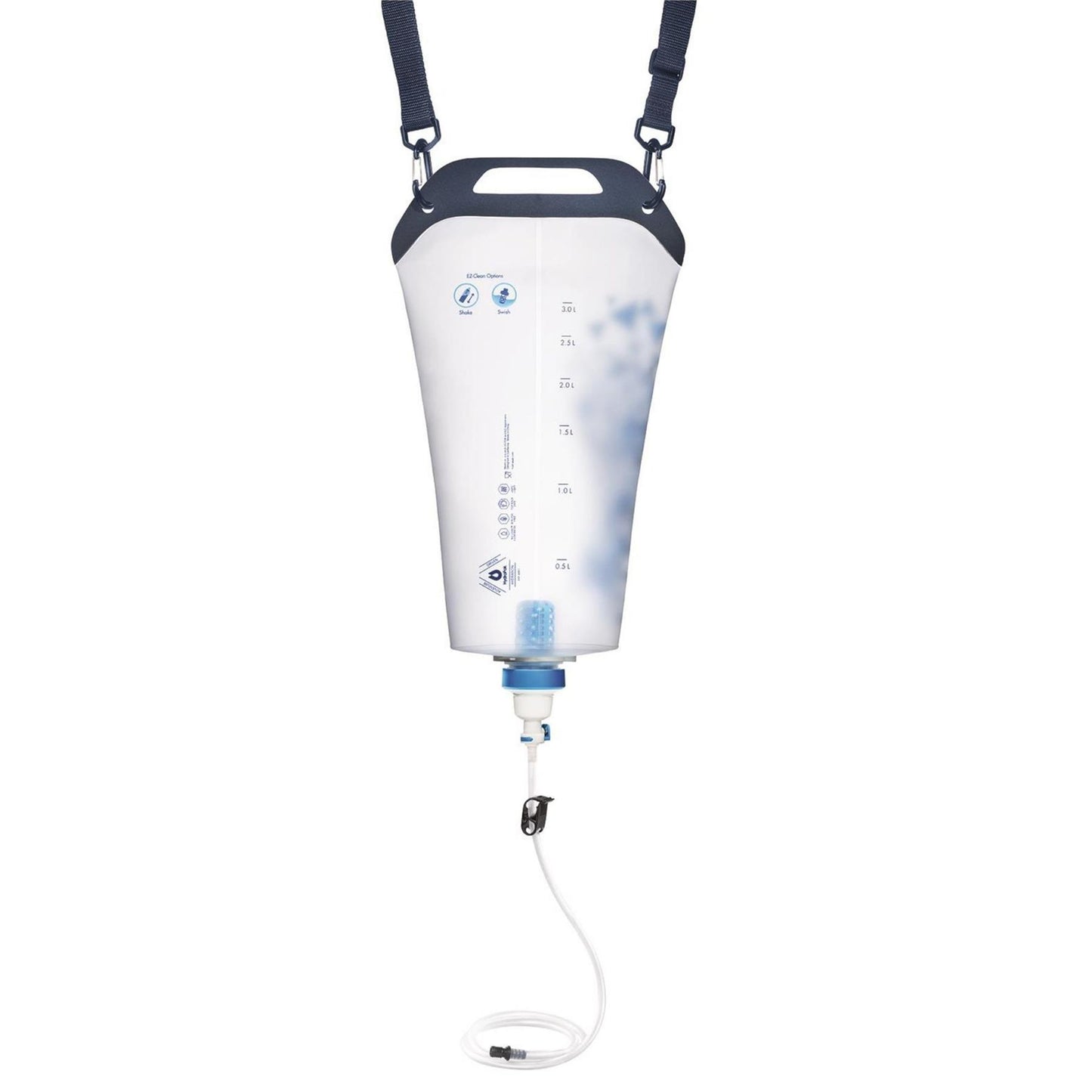 Katadyn BeFree Gravity 3L vandens filtras stovyklavimui su 3 litro talpa ir greitu, patikimu filtravimu.