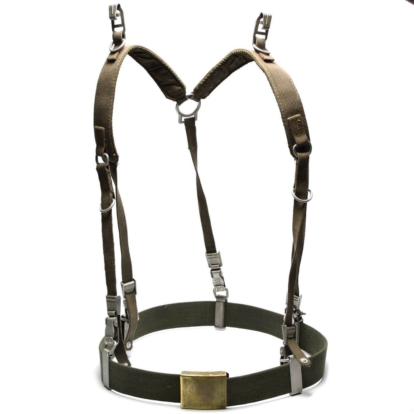German army tactical belt with braces