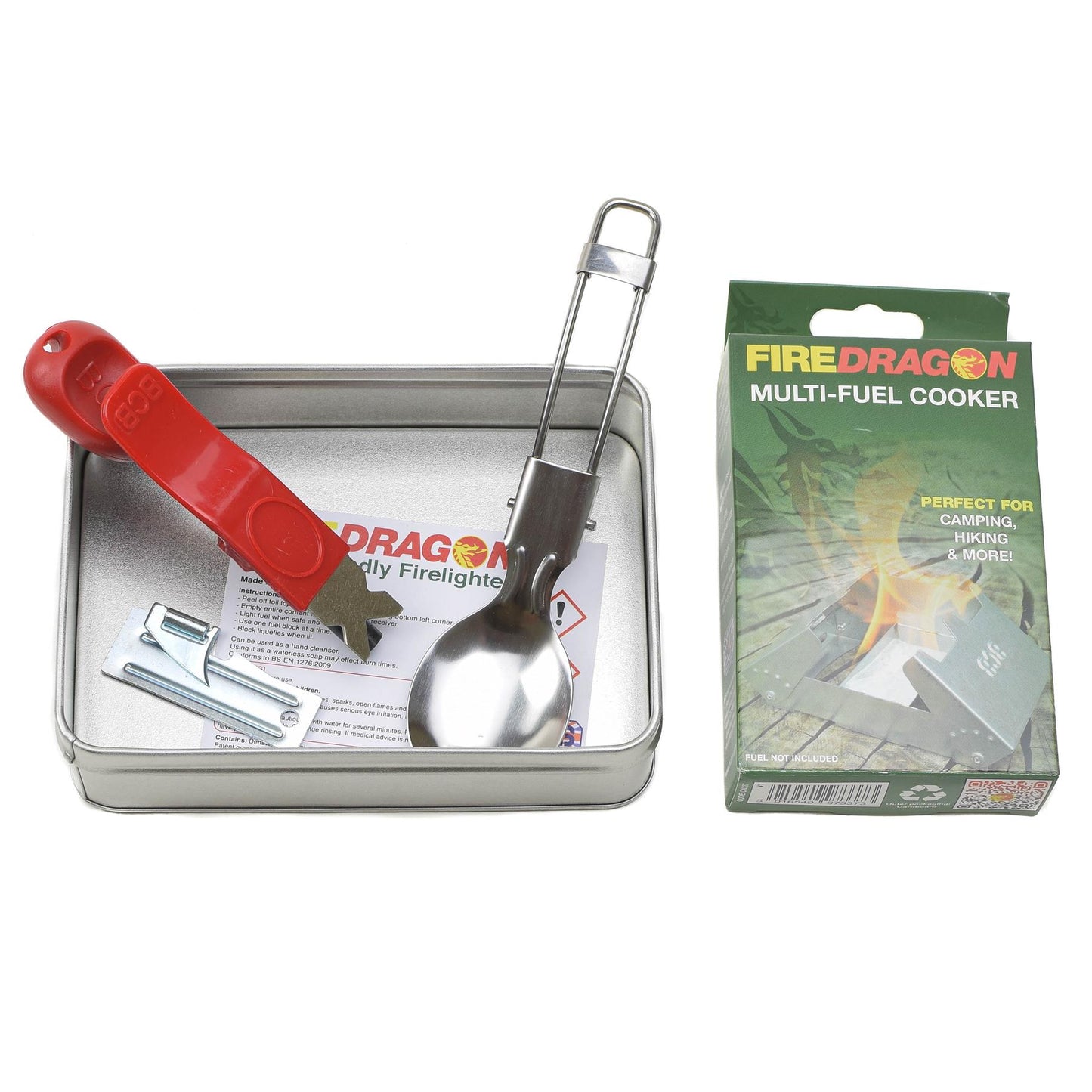 BCB WILD compact dry fuel stove kit in a box
