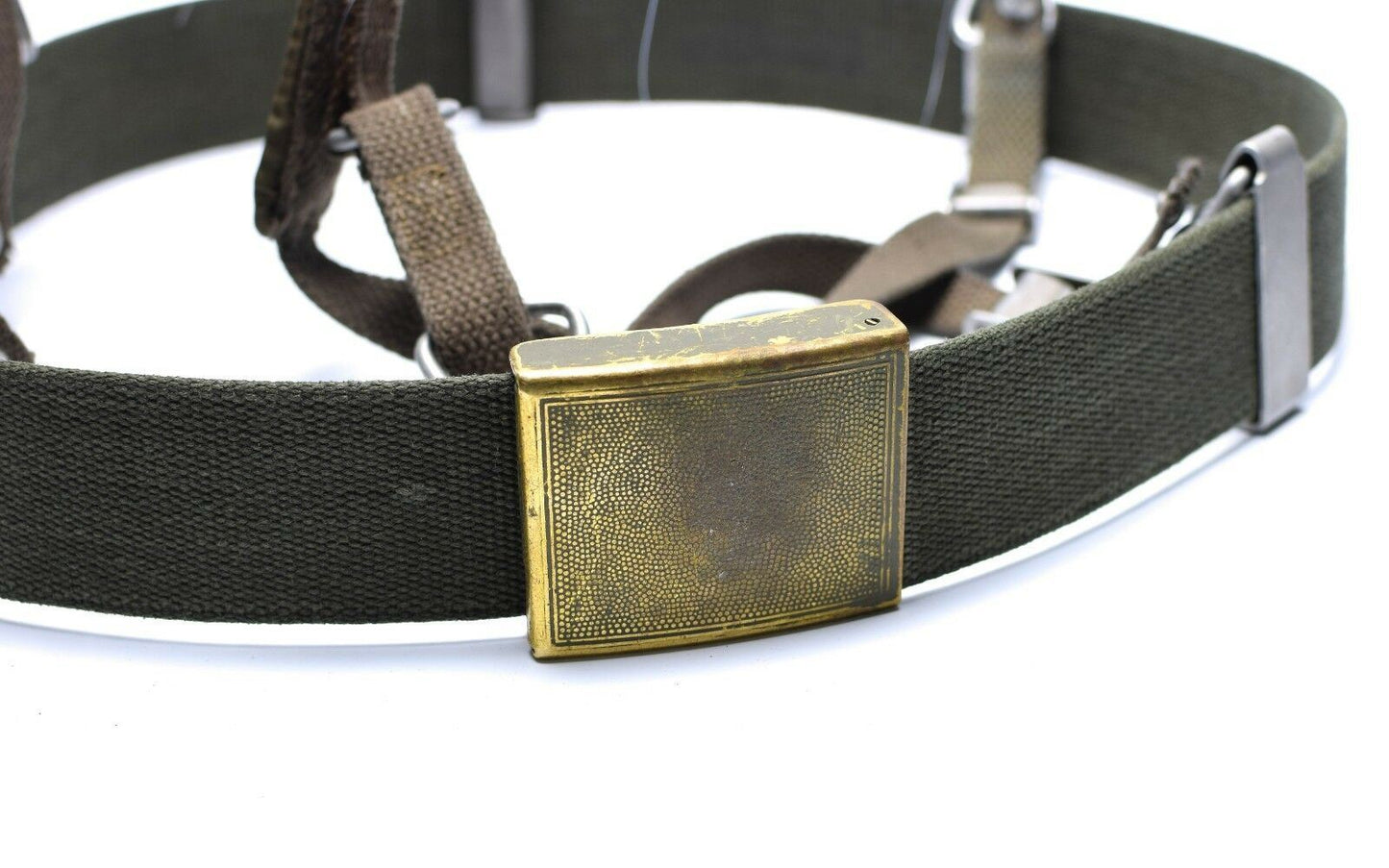 German army tactical belt with braces