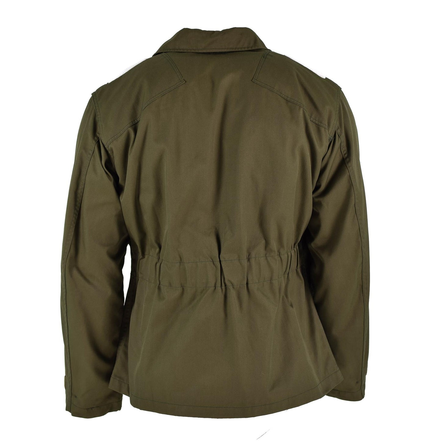Italian army windproof jacket in olive color