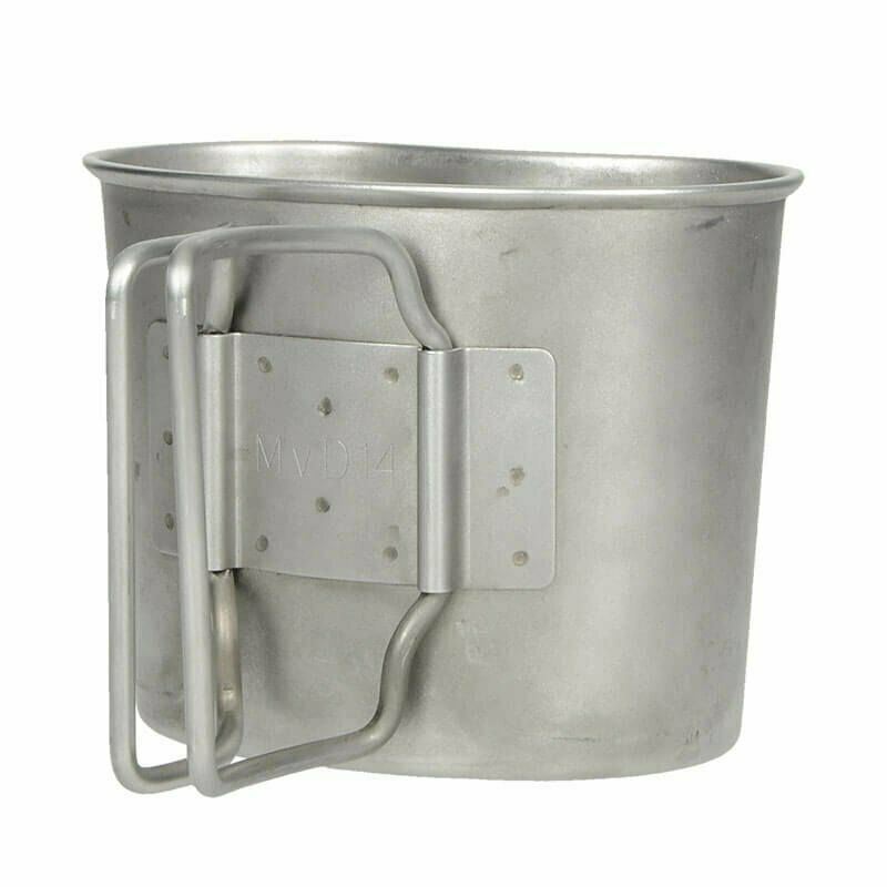 Dutch army drinker with pouch and stainless steel cup DPM printing MOLLE