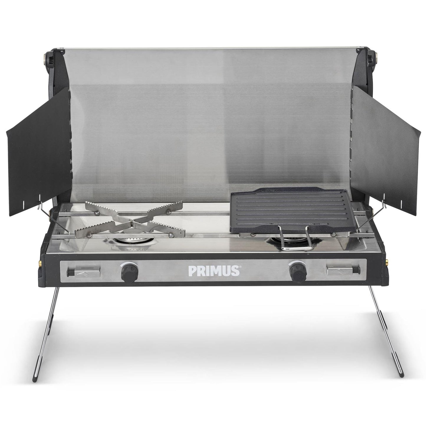 Primus Tupike double outdoor gas stove with grill for camping