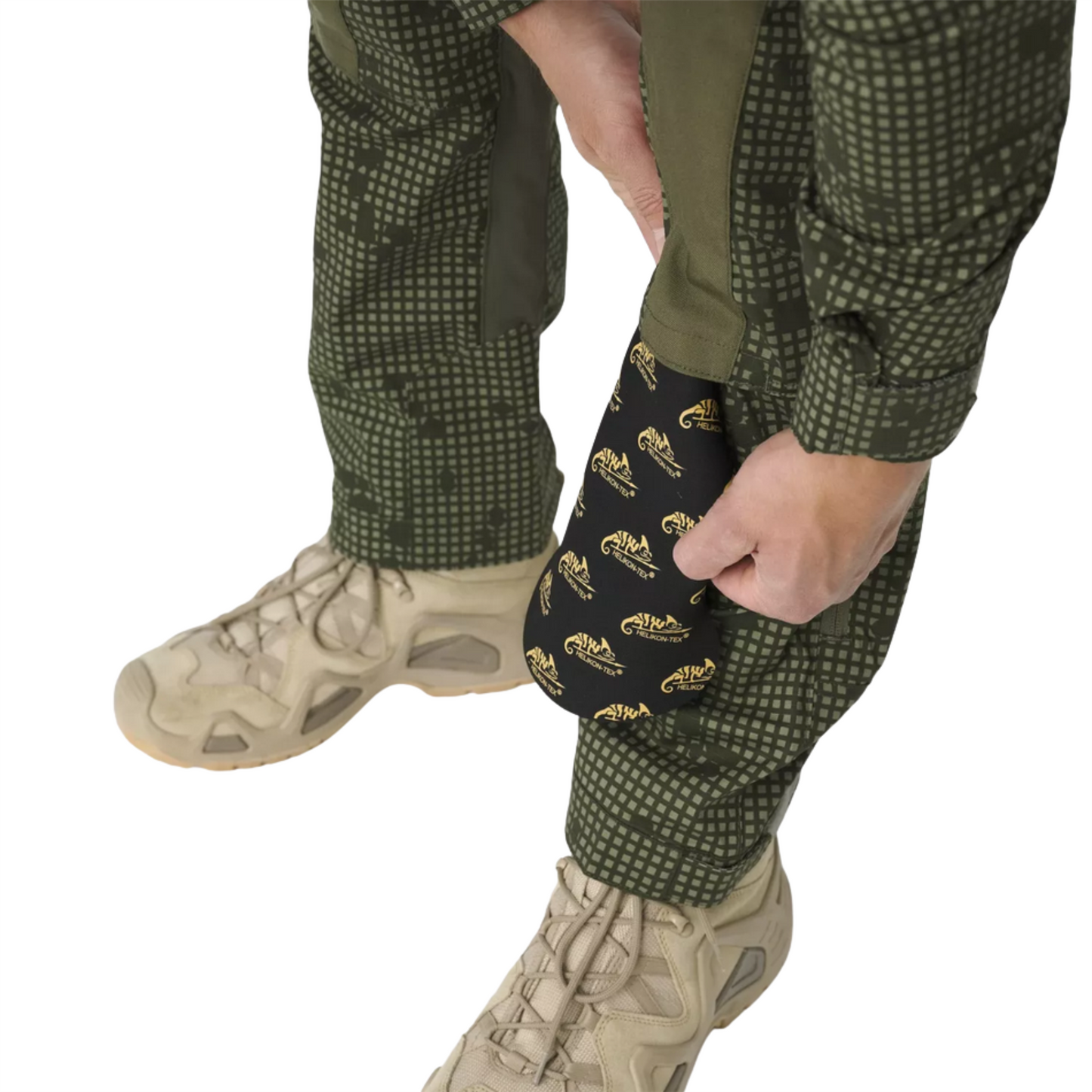 Helikon-Tex MCDU taktinės kelnės su ventiliacija Ripstop Woodland marginimo