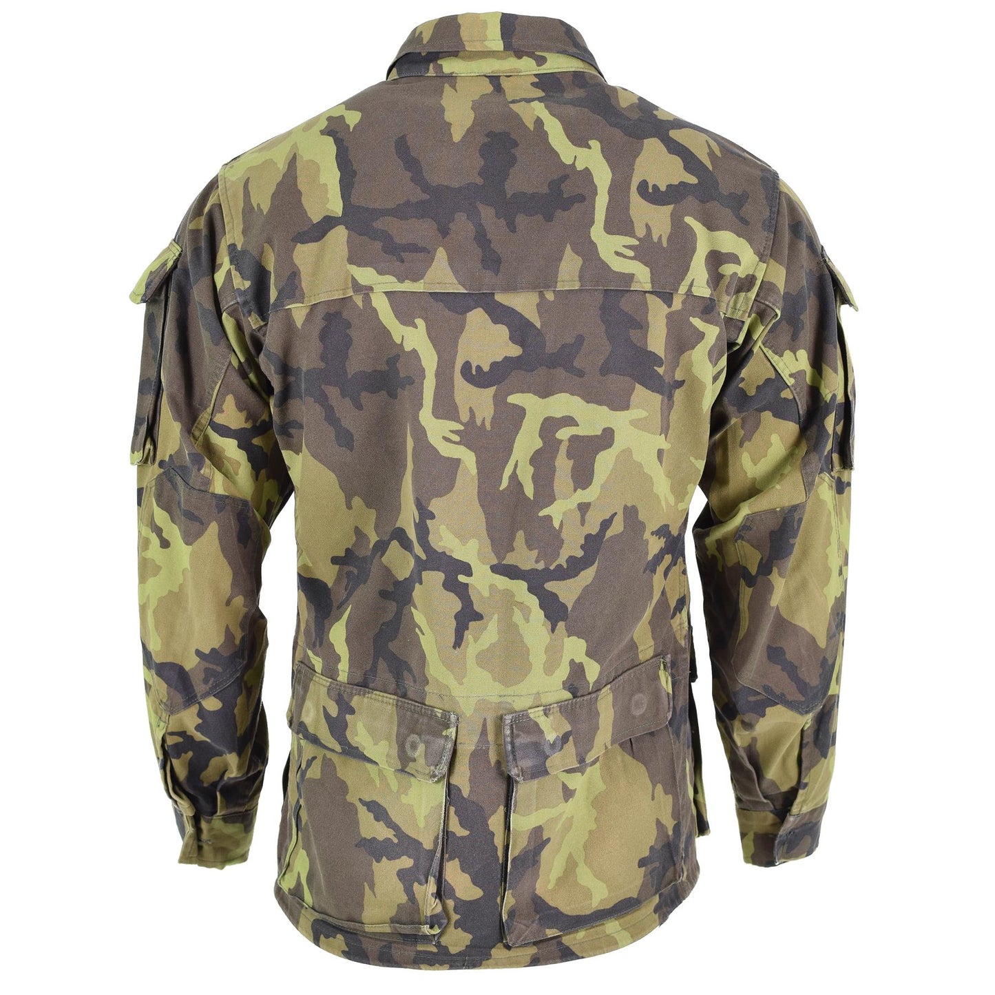 Czech army field jacket leaf print