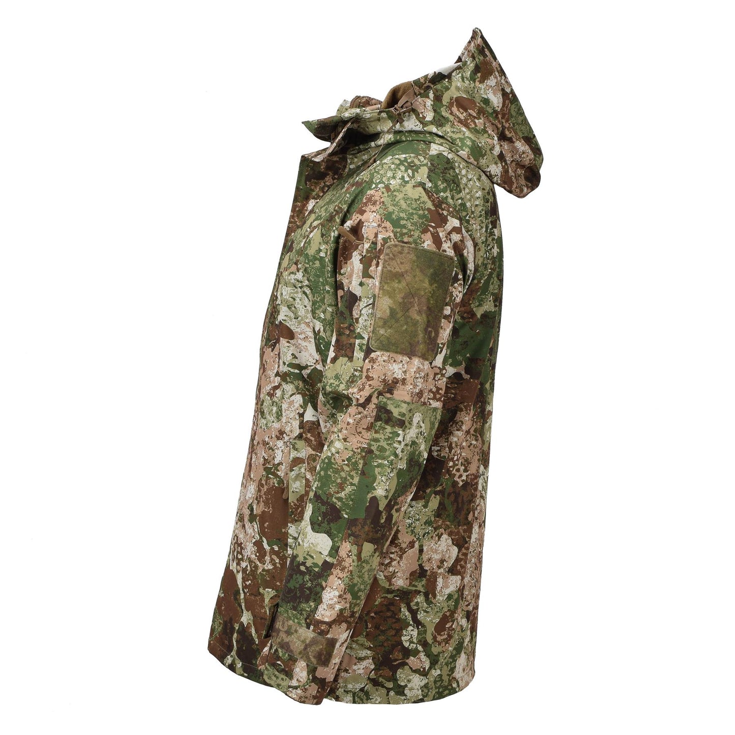 MIL-TEC fleece-lined waterproof jacket in WASP print