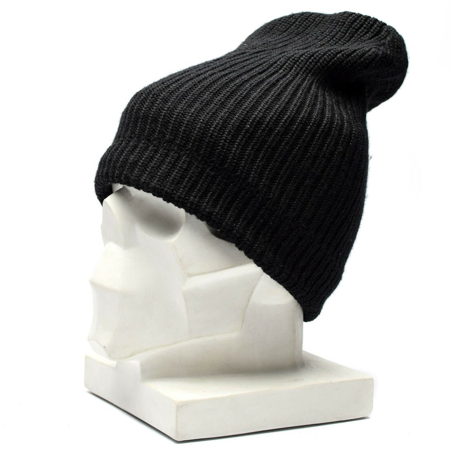 German army original winter hat knitted black