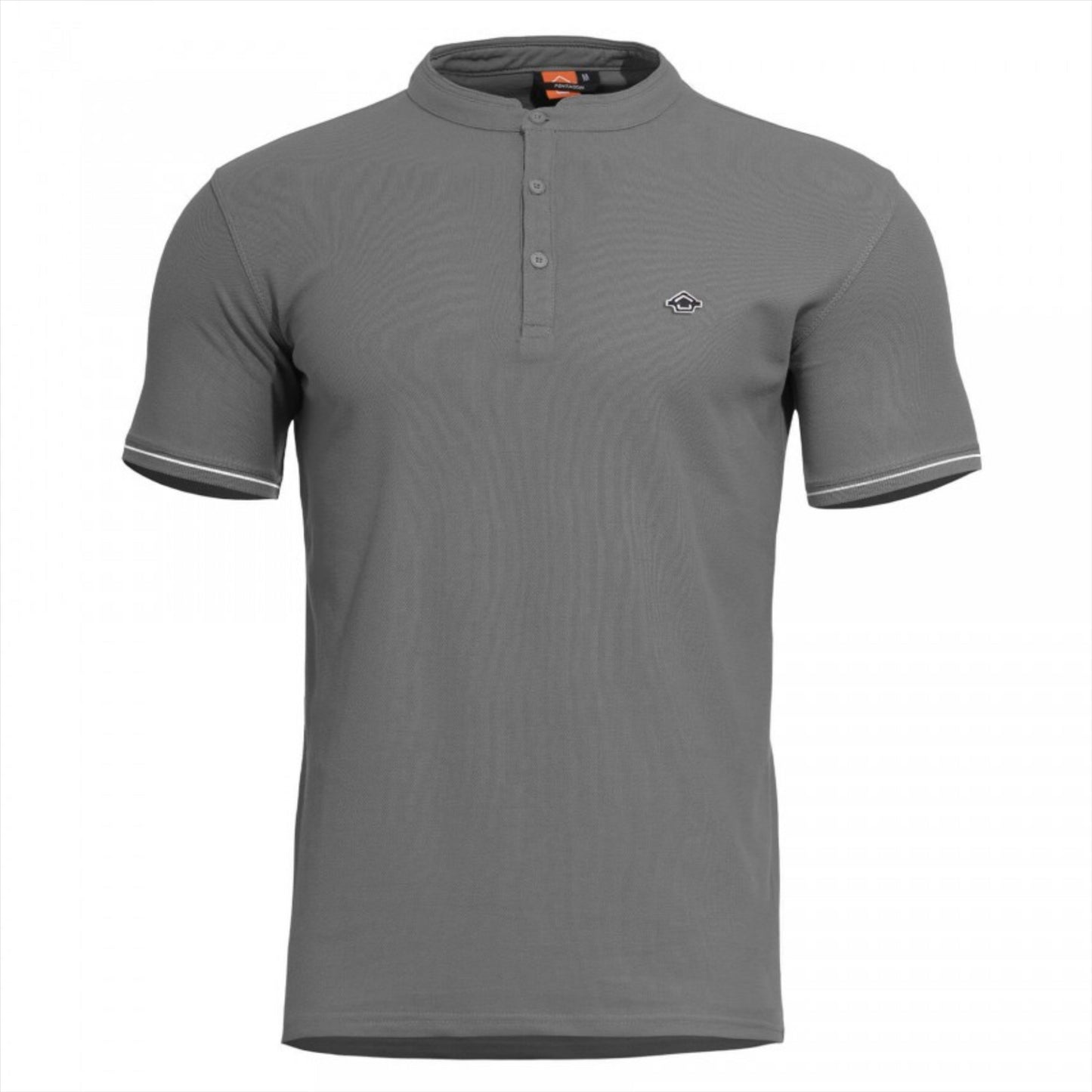 PENTAGON Levantes Henley Stripes marškinėliai trumpomis rankovėmis