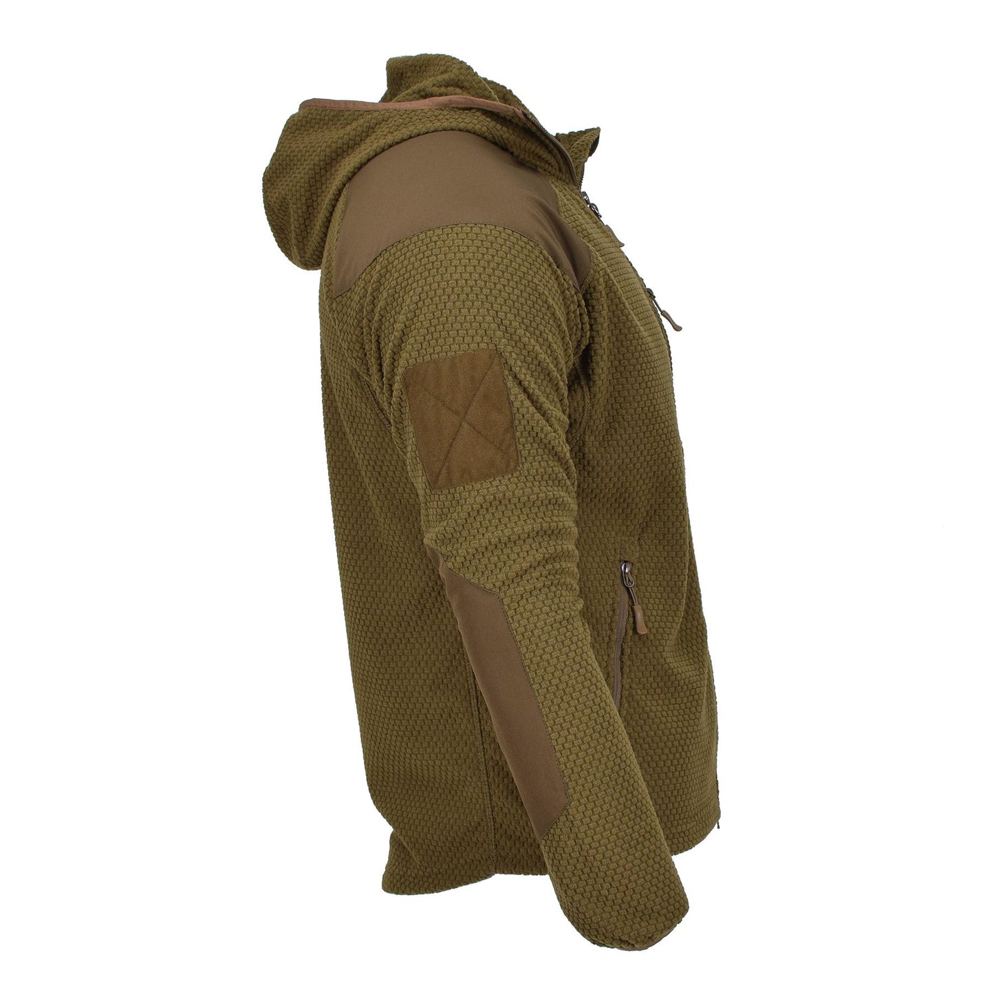 Blochl warm fleece jacket in Coyote color