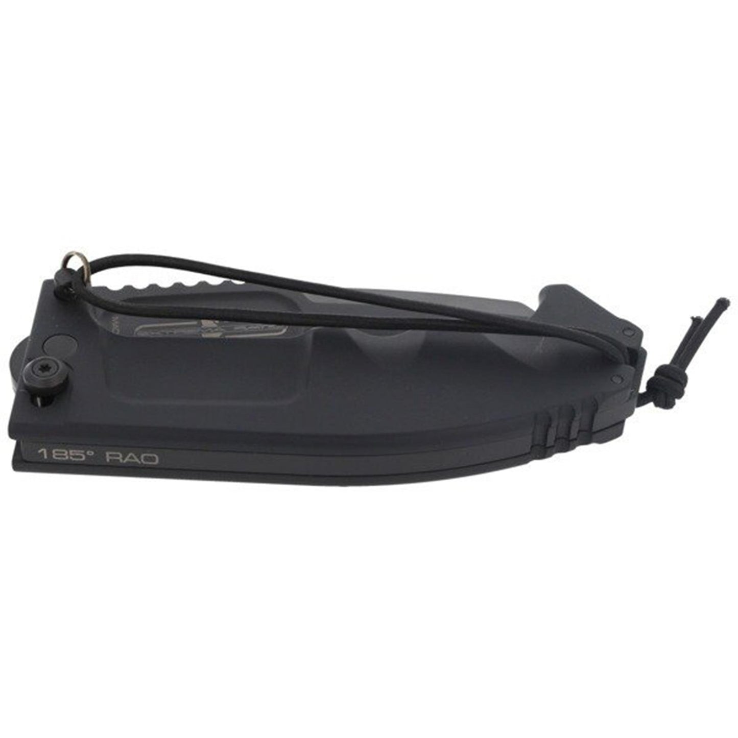 ExtremaRatio RAO kompaktiškas taktinis sulankstomas peilis juodos spalvos su patvariu dėklu.