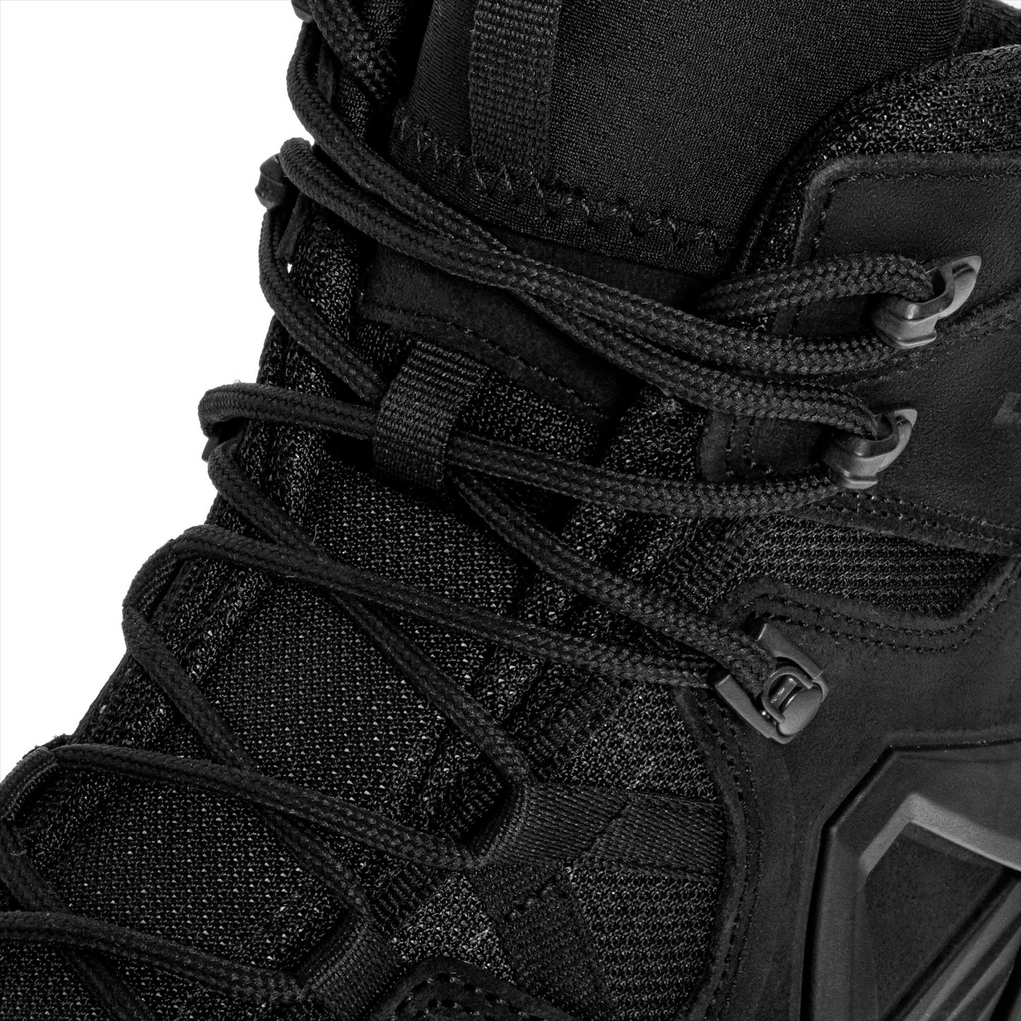 Lowa Zephyr GTX MD TF taktiniai batai su Gore-Tex membrana, juodi, patvarūs ir vandeniui atsparūs.