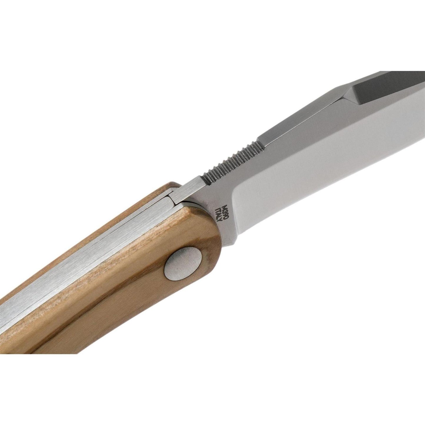 FoxKnives LIBAR kasdienis kišeninis peilis M390 plienas alyvmedžio rankena, elegantiškas ir patvarus dizainas.