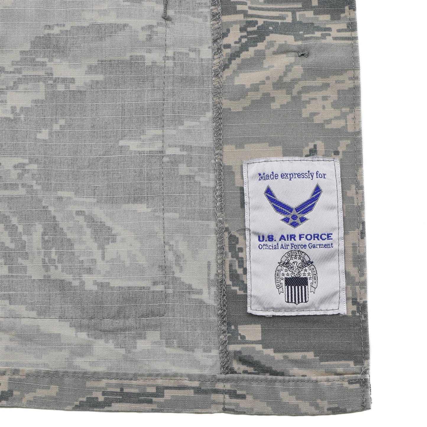 Jungtinių Valstijų kariuomenės uniforminis švarkas moterims Rip Stop Digital marginimo su U.S. Air Force etiketėmis.
